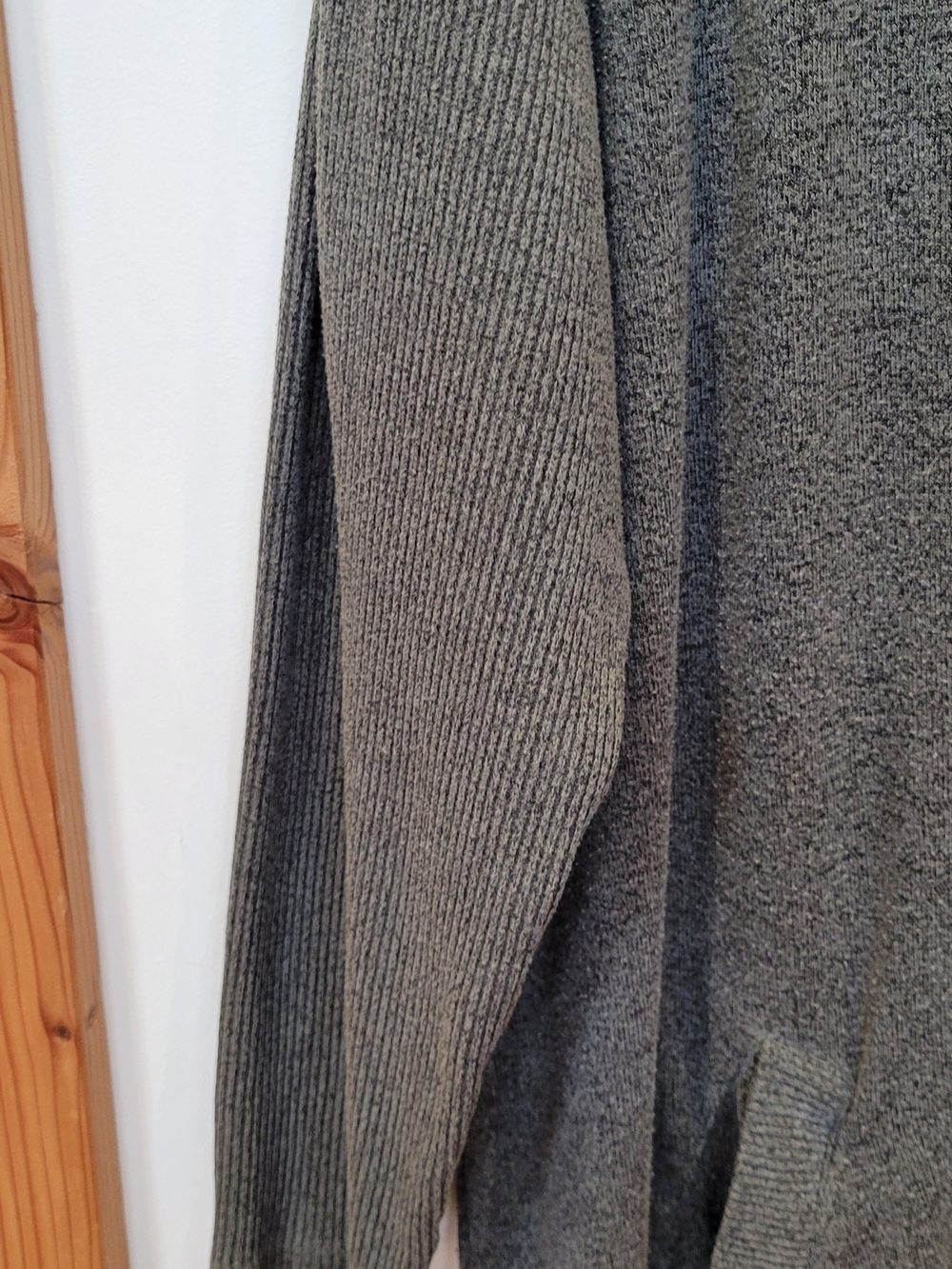 Olive Green Long Knit Duster Cardigan-Reitmans - Picture 4 of 6